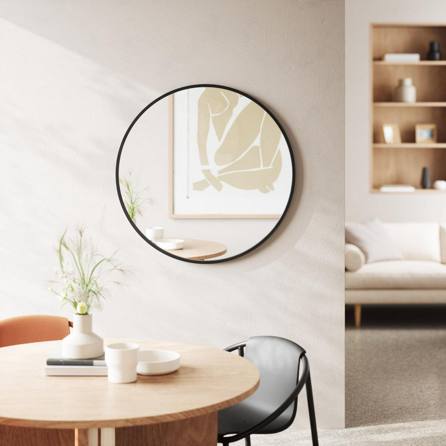 Umbra Hub Decorative Round Wall Mirror