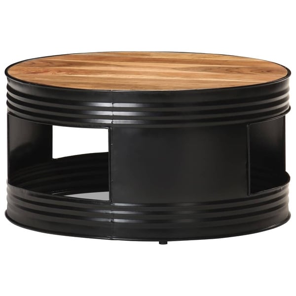 vidaXL Coffee Table Black 26.8