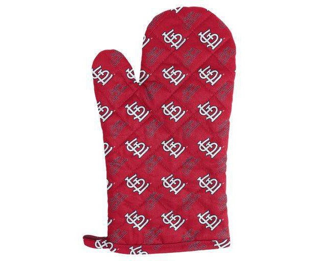 Mlb St Louis Cardinals Apron Mitt Hat Grill Tool Set 3pc