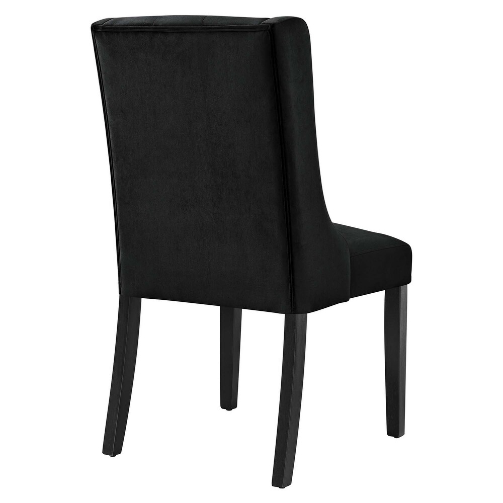 Baronet Performance Velvet Dining Chairs   Set of 2