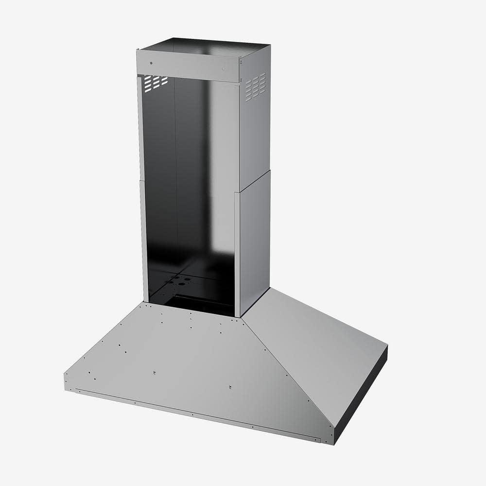 HisoHu 2953 in 780 CFM Ducted Wall Mount Range Hood in Stainless Steel With Gesture Sensing Control Function