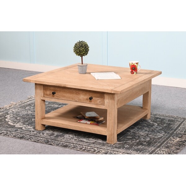 Traditional Farmhouse solid wood， handcrafted coffee table 36