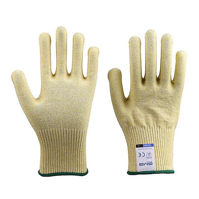 Gmg Anti-cut Fishing Gloves， Non-slip Hppe En388 Ansi Level 5 Safety Work Gloves Cut Resistant Kitchen Garden Gloves W12691476