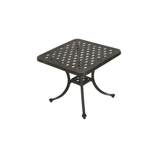 Aluminum Outdoor Patio End Table