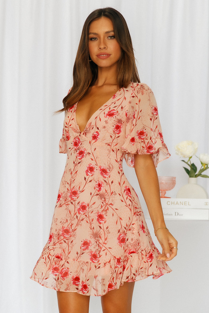 Sweetest Tea Dress Pink