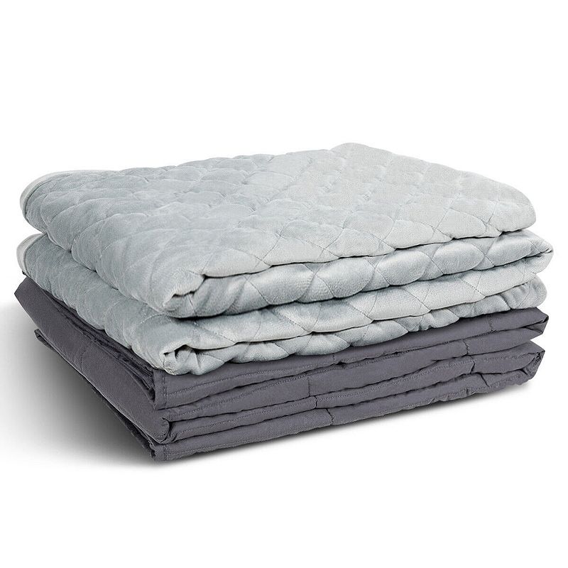 15 lbs Weighted Blanket with Soft Crystal Cover