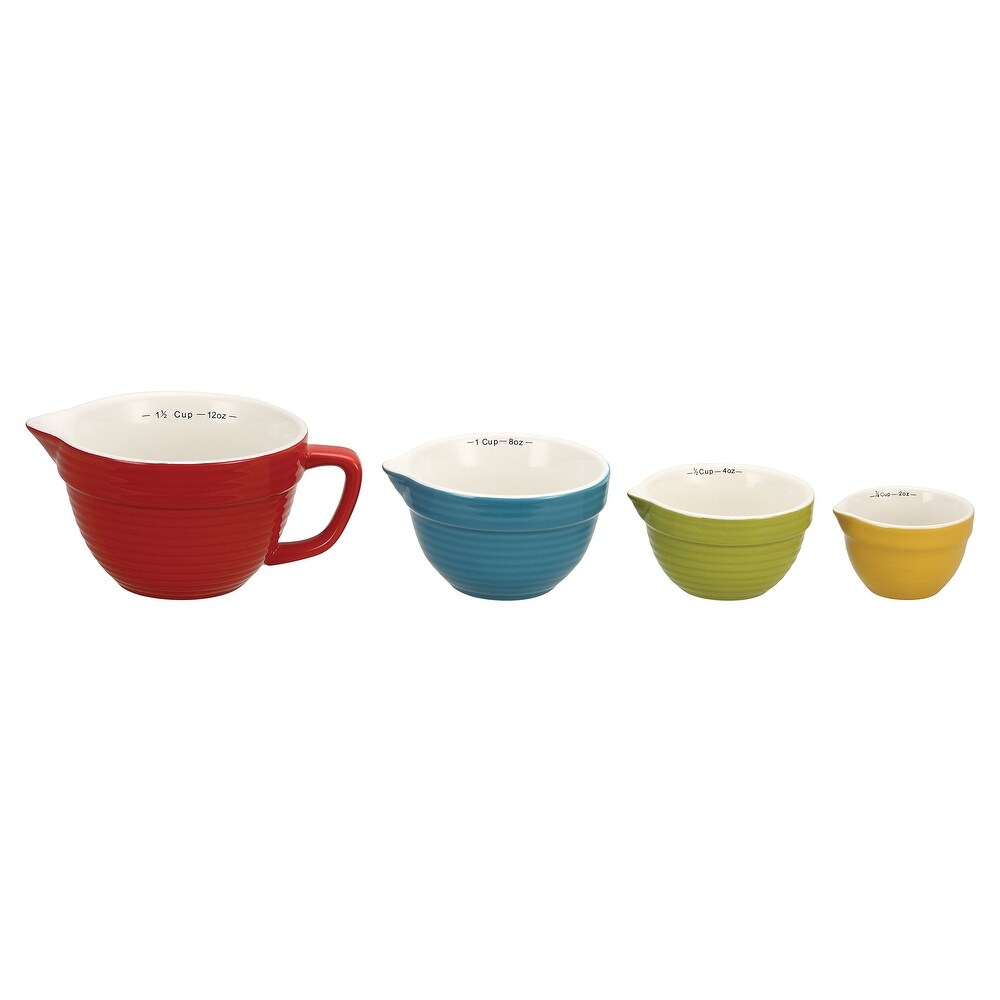 Bowl Shaped Measuring Cups (Set of 4 Sizes)
