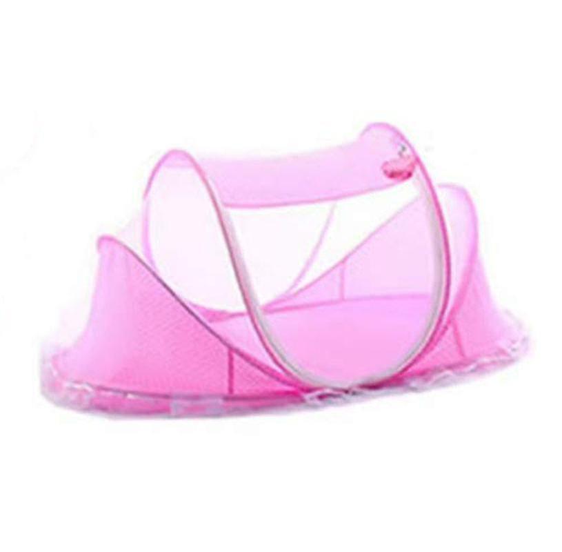 Baby Travel Cot， Pop Up Travel Cot For Baby Foldable Cot( Color : Pink )