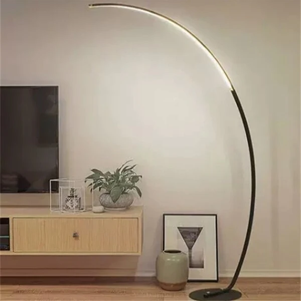 62.99 Inches Metal Arched Floor Lamp