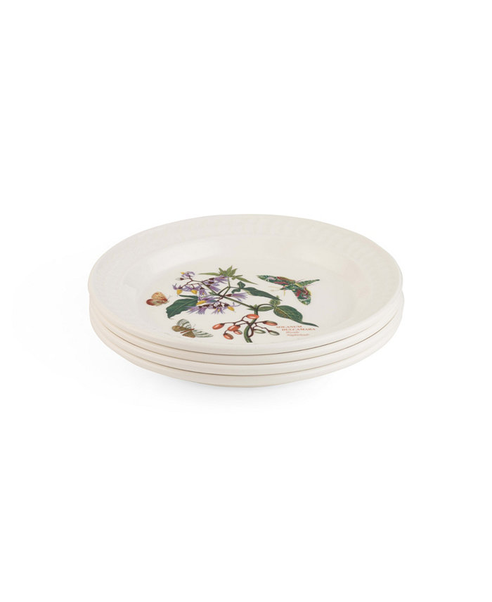 Portmeirion Botanic Garden Harmony Emerald 4 Piece Dinner Plate Set