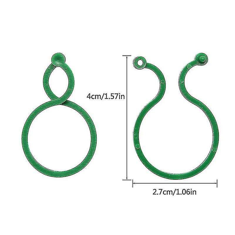 50pcs Plant Climbing Wall Fixture Clips Self-adhesive Hook Vines Traction Clips Invisible Holder Garden Green