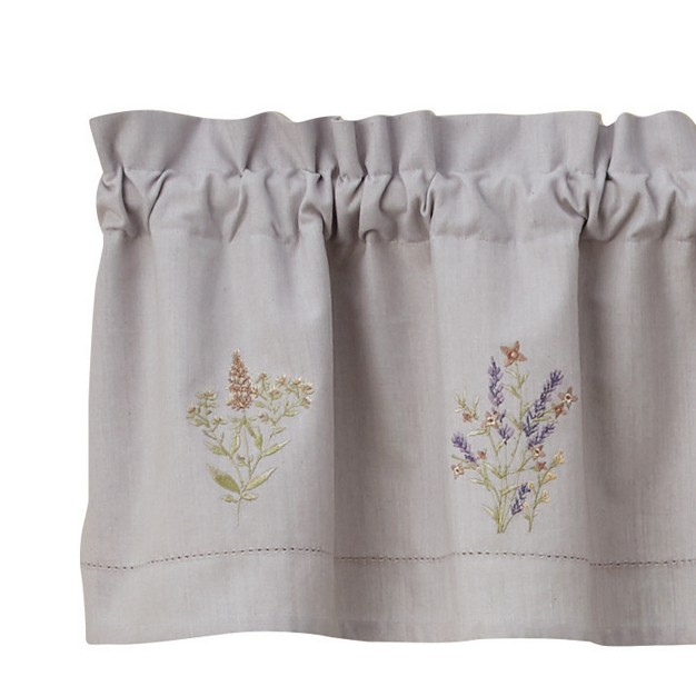 Park Designs Flowers Embroidered Lined Valance 60 x27 x27 X 14 x27 x27