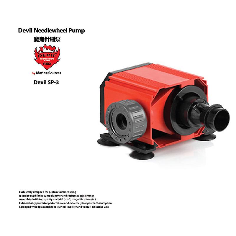 Marine Source Red Devil Sp3 Needle Wheel Rotor Pump， Dedign For Protein Skimmer Sp-1 Sp-2 Sp-3