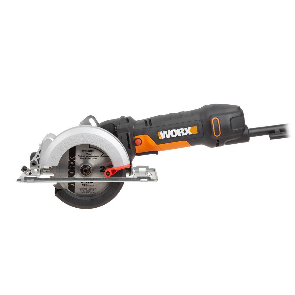 Worx WorxSaw 4-12 in. 4.5 Amp Compact Circular Saw WX439L