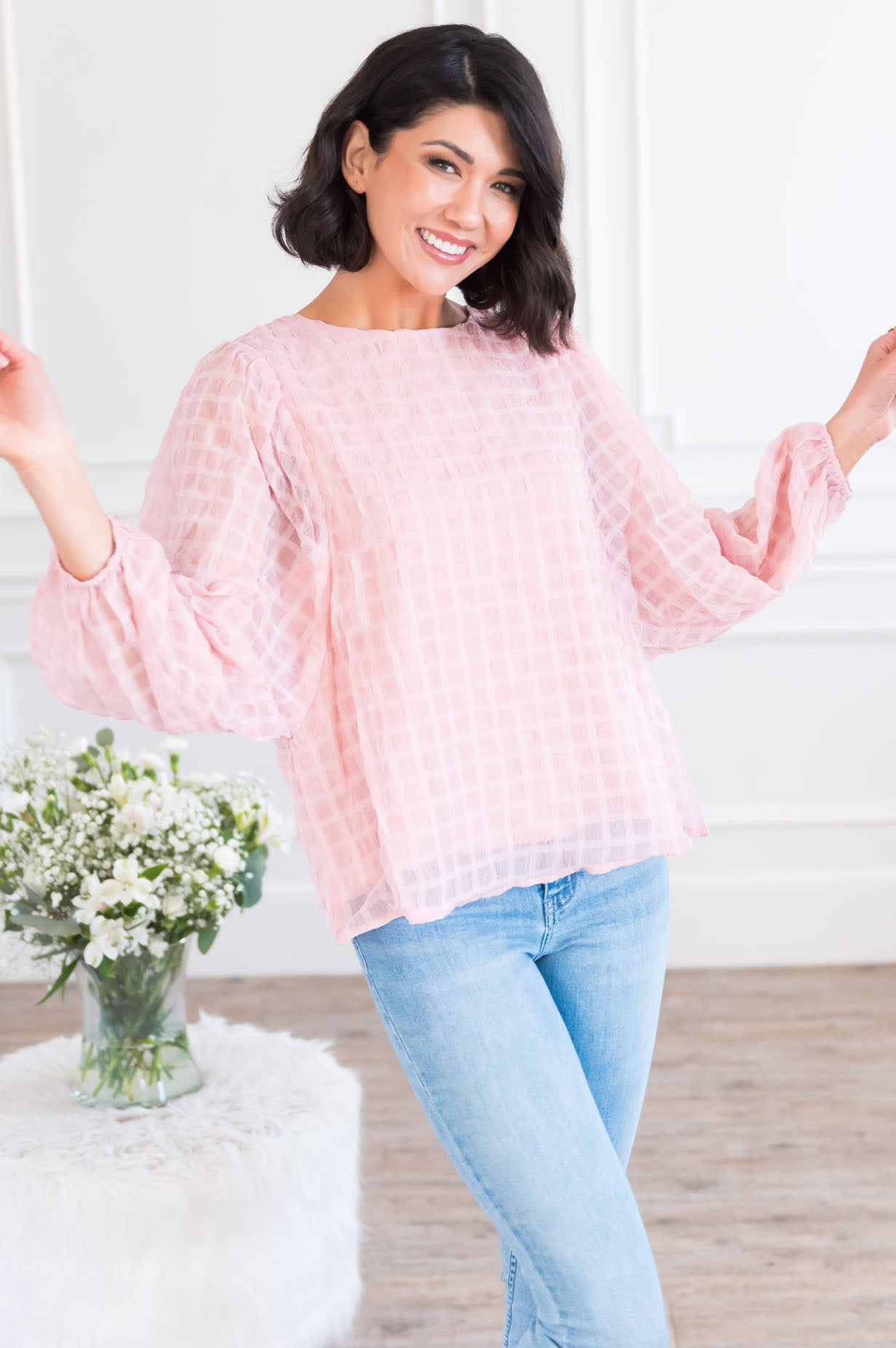 Bring On Spring Modest Blouse