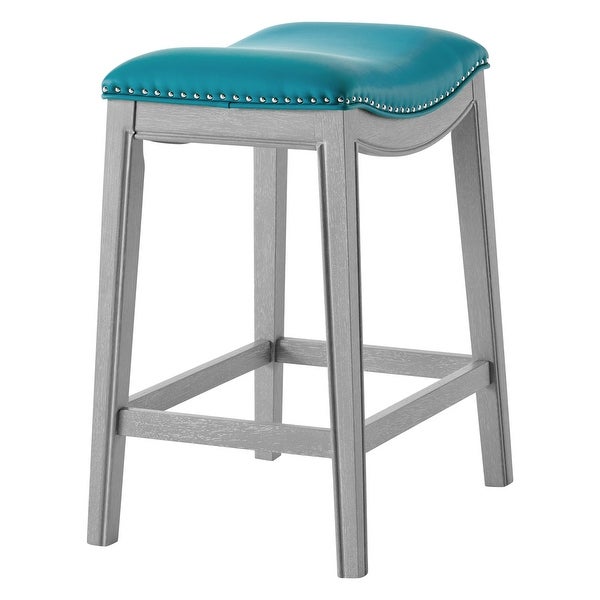 Grover Faux Leather Upholstered Counter Stool