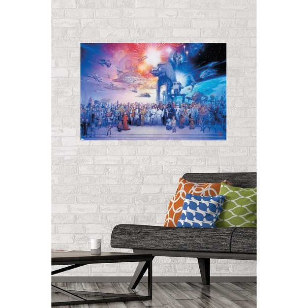 Trends International Star Wars Saga Galaxy Unframed Wall Poster Prints