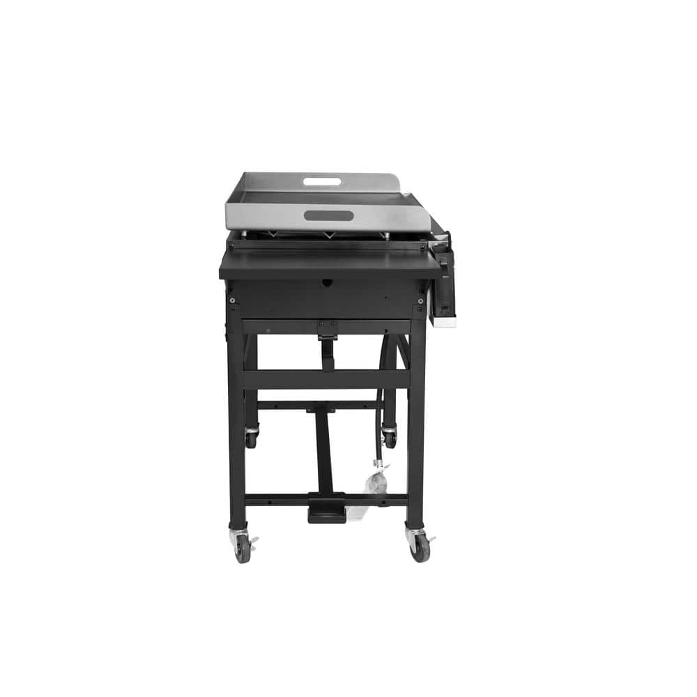 Royal Gourmet 4-Burner Gas Griddle with a Cover in Steel GB4001C