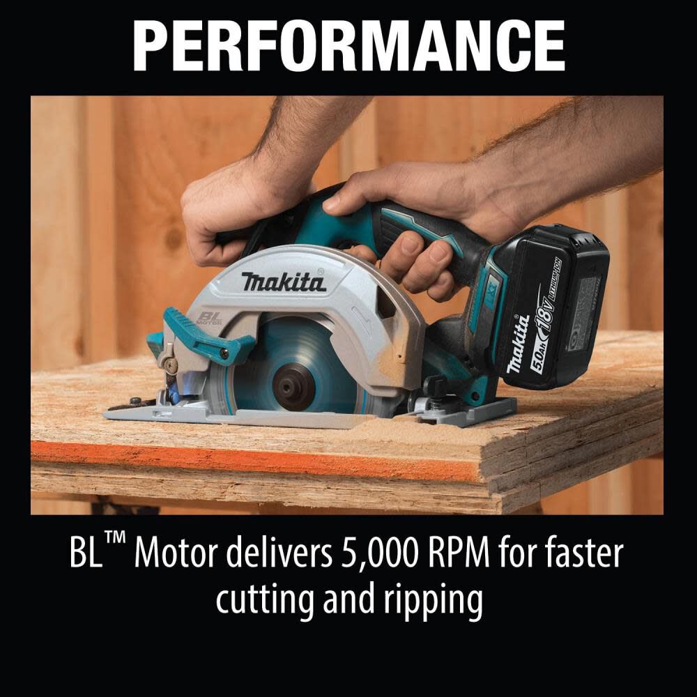 Makita 18V LXT Lithium-Ion Brushless Cordless 7-Pc. Combo Kit (5.0Ah) XT707PT from Makita