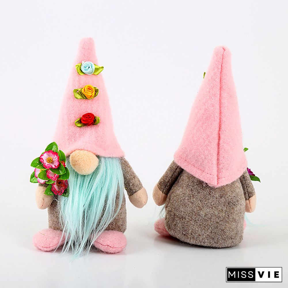 Faceless Gnome Plush Doll, Scandinavian Tomte Elf Ornaments For Tabletop, Home