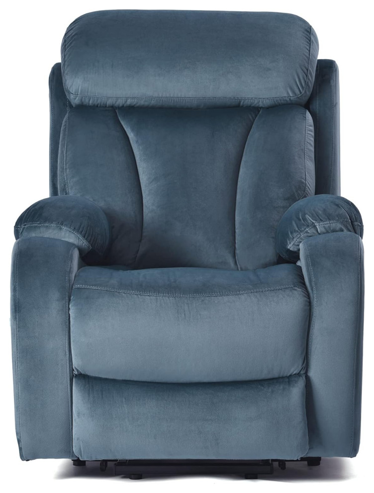 Electric Power Lift Recliner  Padded Seat  ampPillowed Arms   Modern   Recliner Chairs   by Decor Love  Houzz