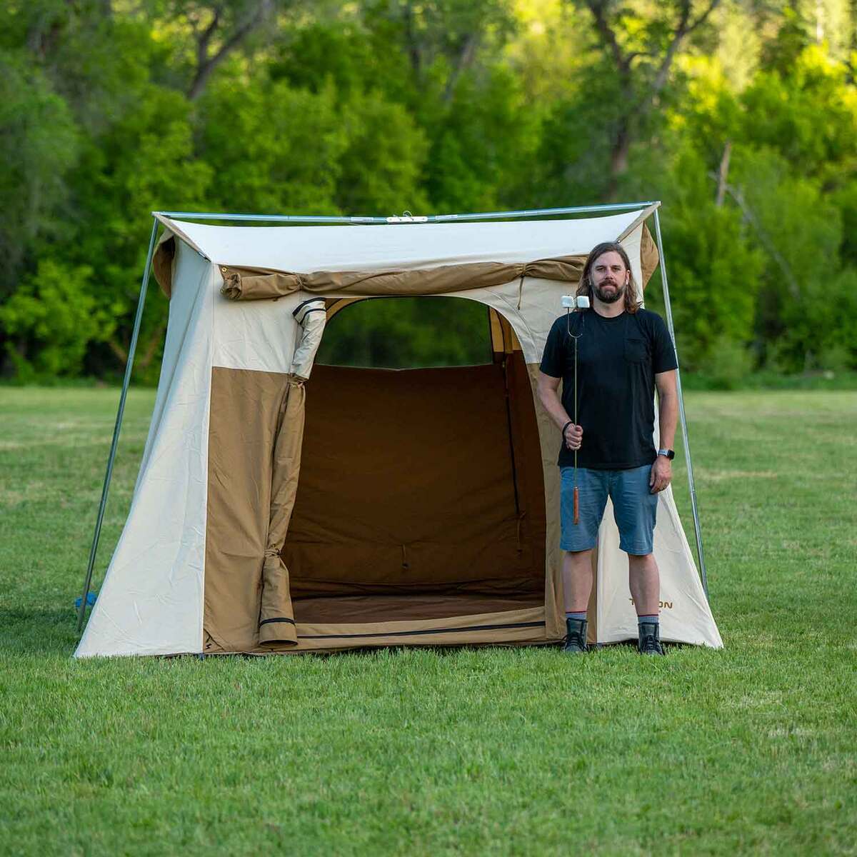 TETON Sports Mesa 6Person Canvas Tent  Tan