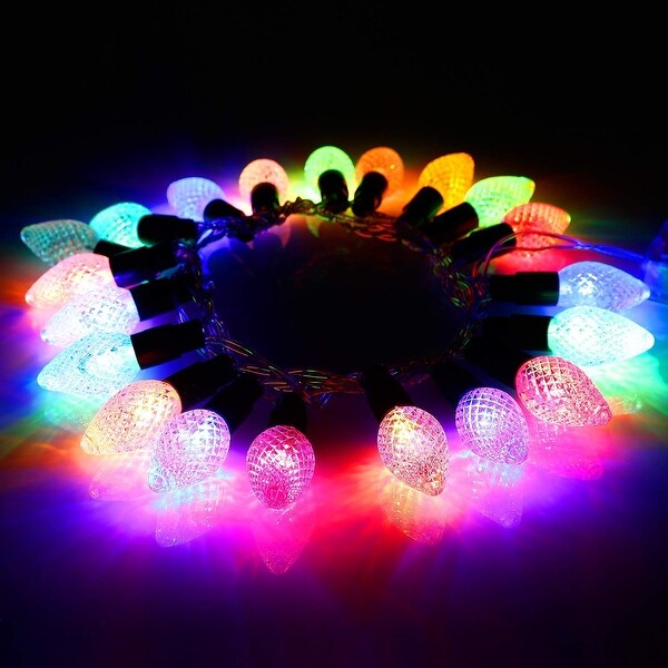 20 LEDs Colored String Lights，7.22ft，Battery Powered，Two Modes