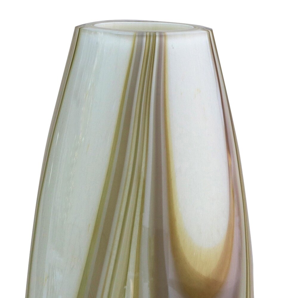 Novica Handmade Murano Layers Art Glass Vase