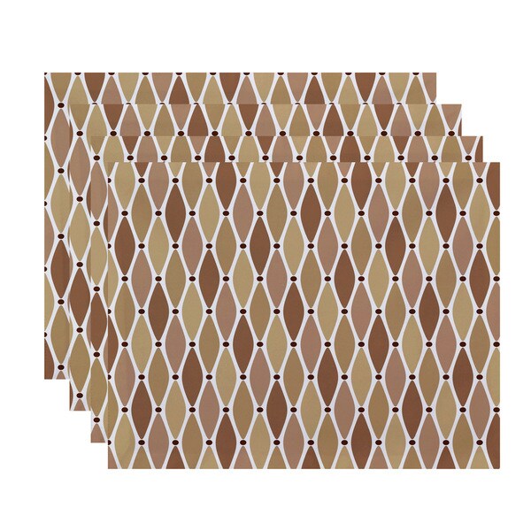 18 x 14-inch Wavy Geometric Print Placemat (Set of 4)