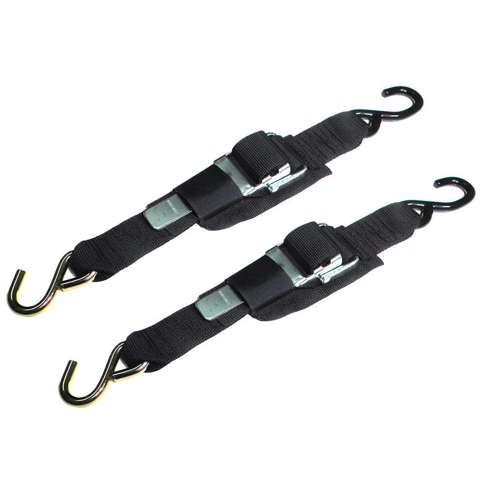 Rod Saver 2PB6 Paddle Buckle Trailer Tie-Down&#44; 2 in. x 6 ft. - Set of 2