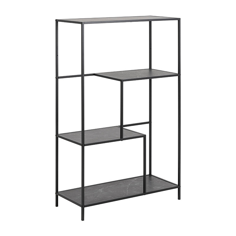 INFINITY Shelving Unit 72x114cm - Black