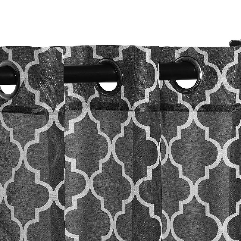 Superior Superior Trellis 2-Pack Insulated Blackout Grommet Window Curtain Panels