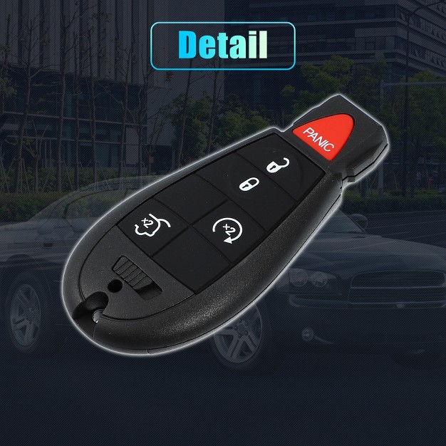 Unique Bargains 5 Button Replacement Key Fob Case Keyless Entry Remote Key Shell Cover For Jeep Grand Cherokee Commander With Blade No Chip Black 1 Pc