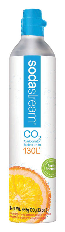 SodaStream Clear 130 L Carbonator Bottle