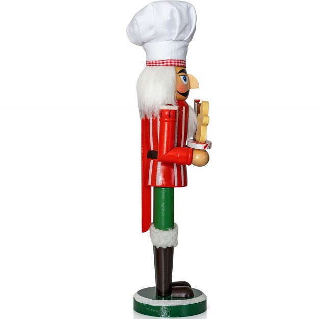 Ornativity Christmas Chef Wooden Nutcracker 15 In