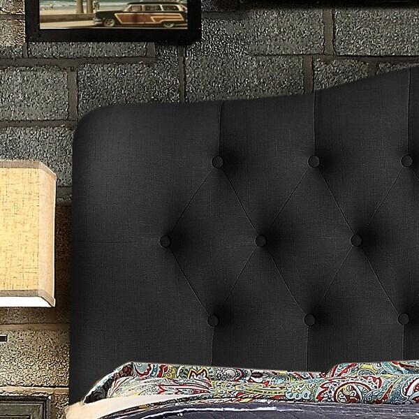 Basia Adjustable Upholstered Panel Headboard - - 29381596