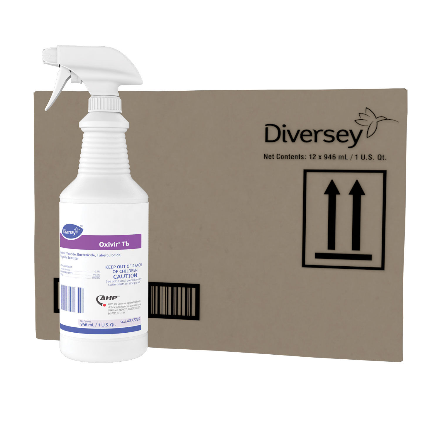 Diverseyandtrade; 12-Pk Oxivir TB One-Step Disinfectant Cleaner