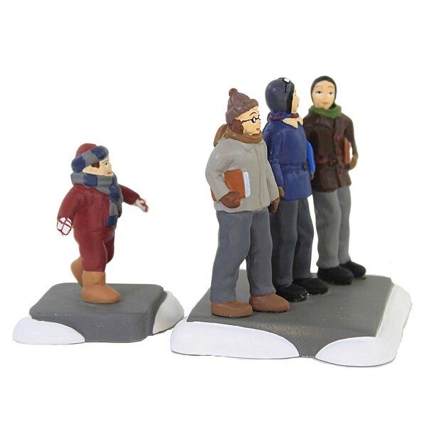 Dept 56 a Christmas Story C'mon Guys Wait Up Christmas Figure