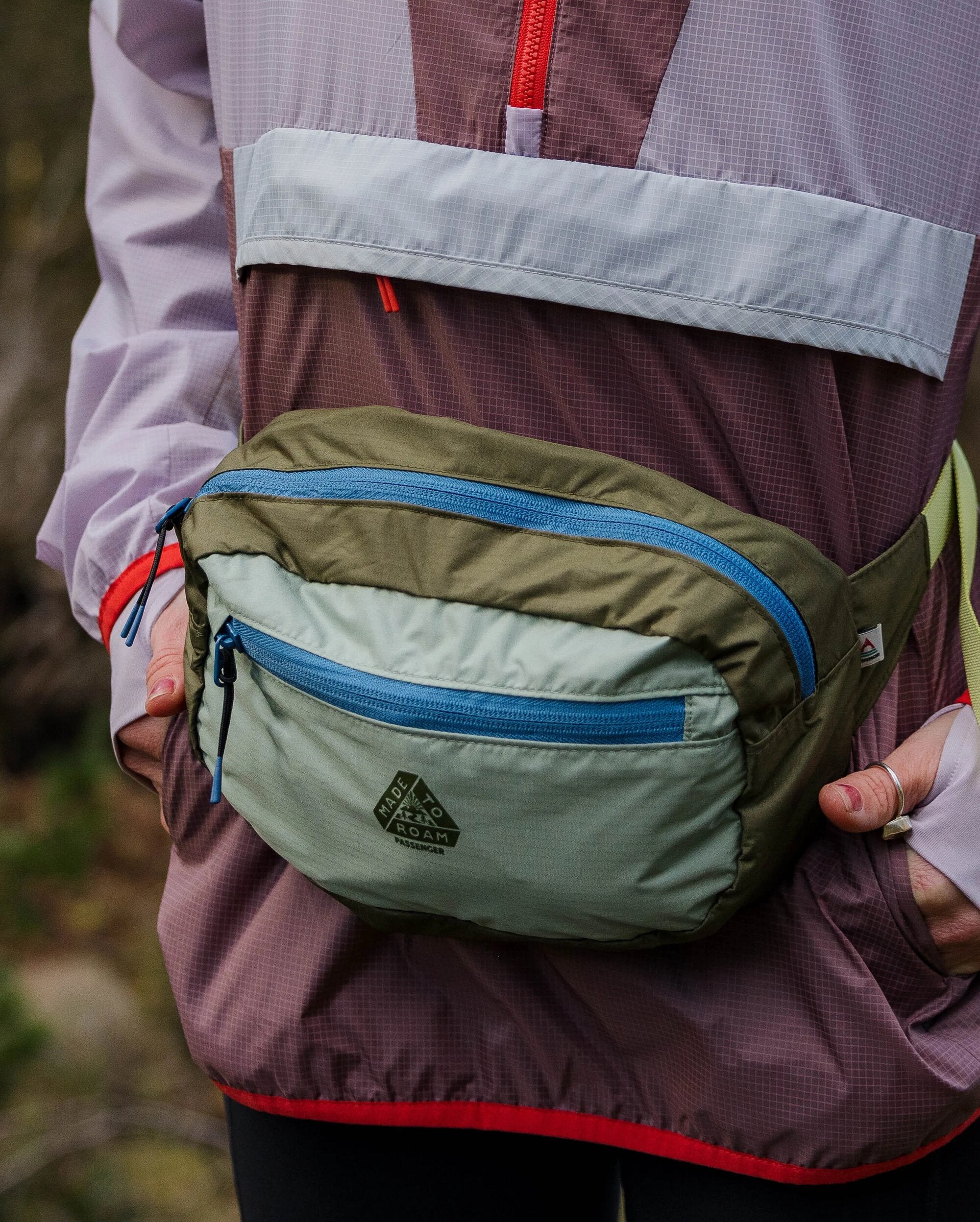 Trail Light Recycled Hip Pack - Khaki