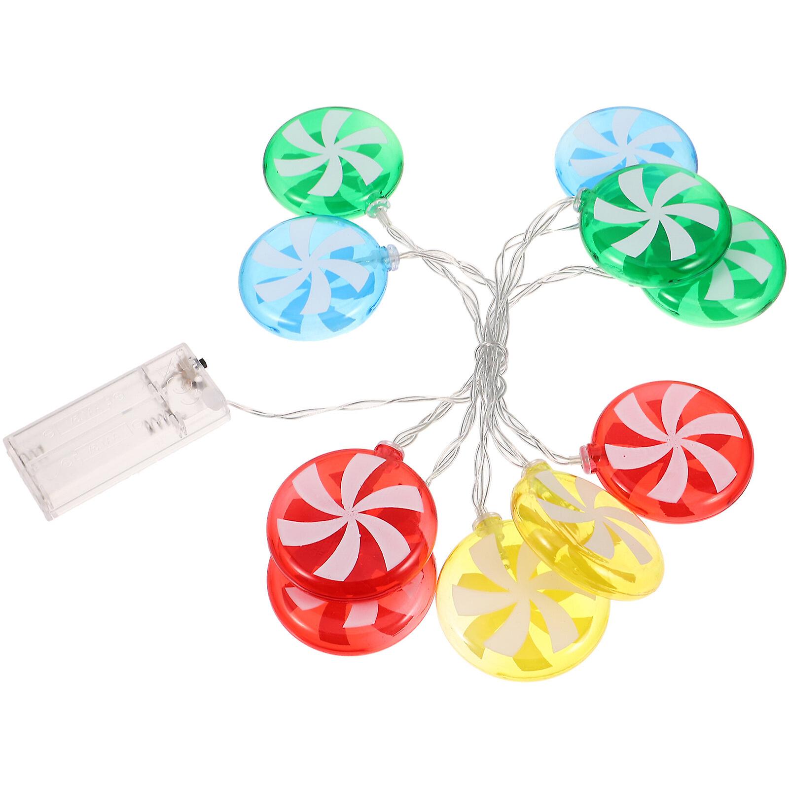 Christmas Candy String Light Festival Light Decoration Christmas Party Light String (1.5 Meter 10 Led)