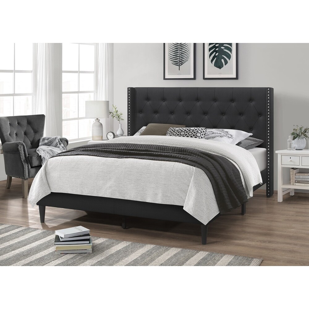 Herman Upholstered Platform Bed