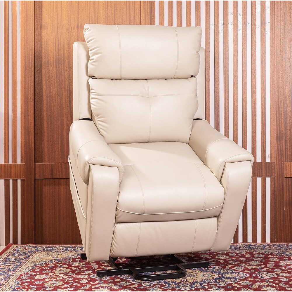 Lift Assist Massage Heating Recliner  Home Theater Leisure Recliner Electric Power Side Pocket Recliner Sofa for Elderly