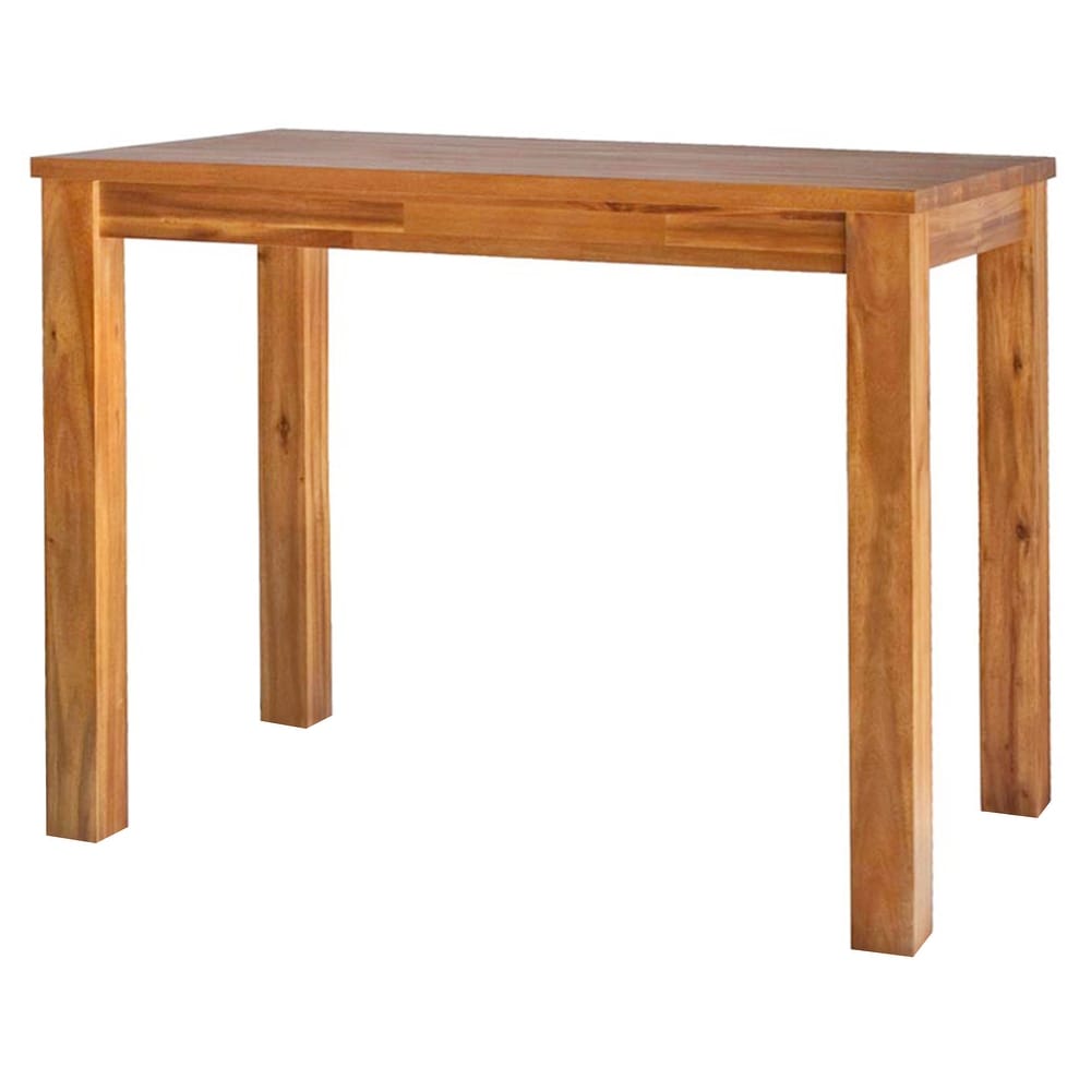 Tiburon Amber Wood 36 inch Tall Rectangular Table