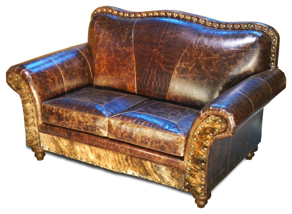 quotMaverick quot2 Cushion Love Seat   Southwestern   Loveseats   by Great Blue Heron Furniture  Houzz