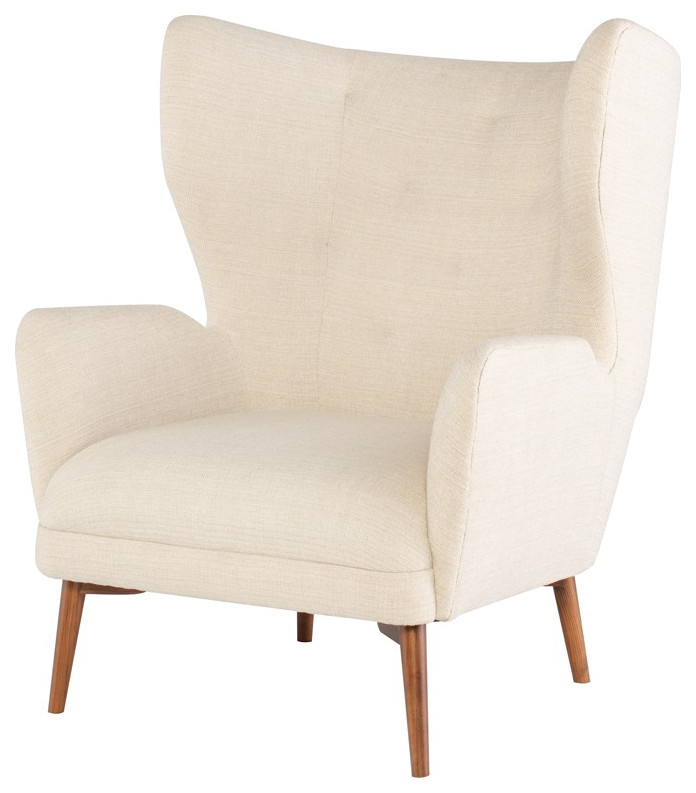 Fabric Reading Chair  Big Accent Chair  Mid Century Modern Arm Chair   Midcentury   Armchairs And Accent Chairs   by mod space furniture  Houzz