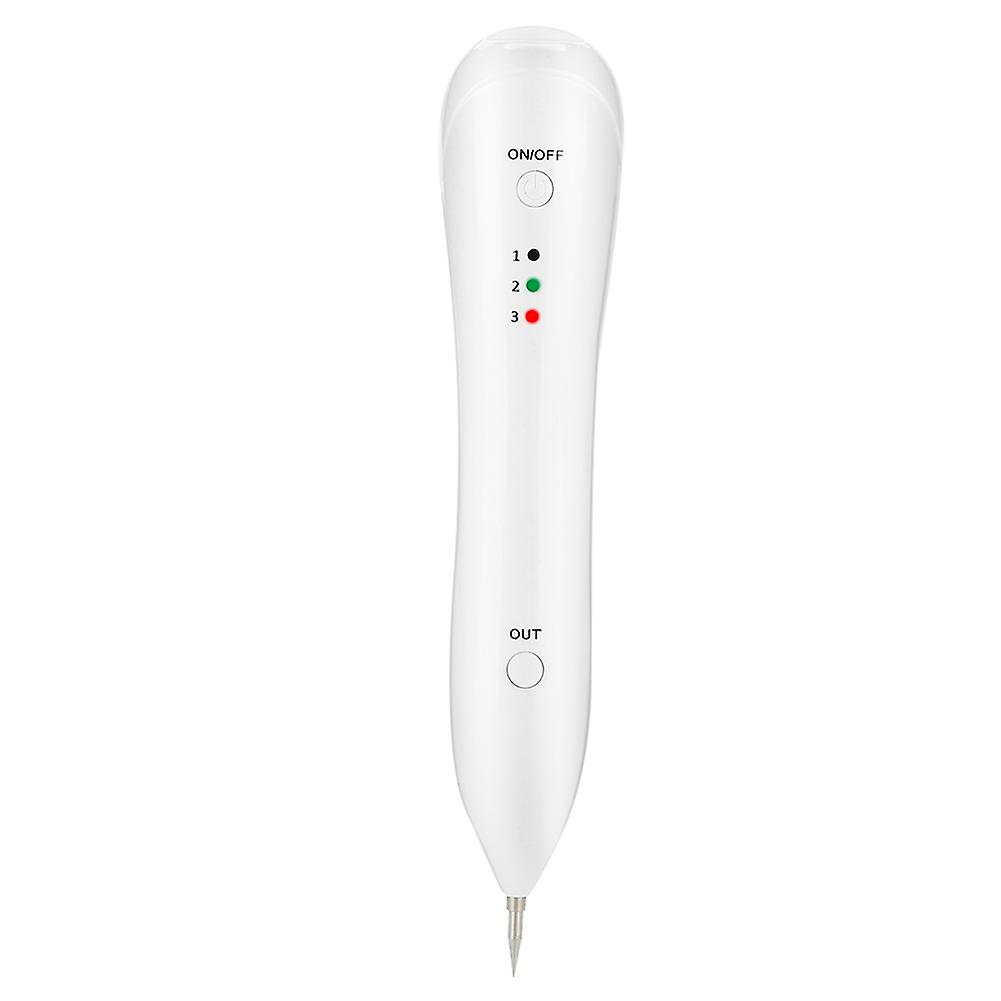 Electric Mole Freckle Removal Pen Three Levels Adjustable Spot Tattoo Remover Device White