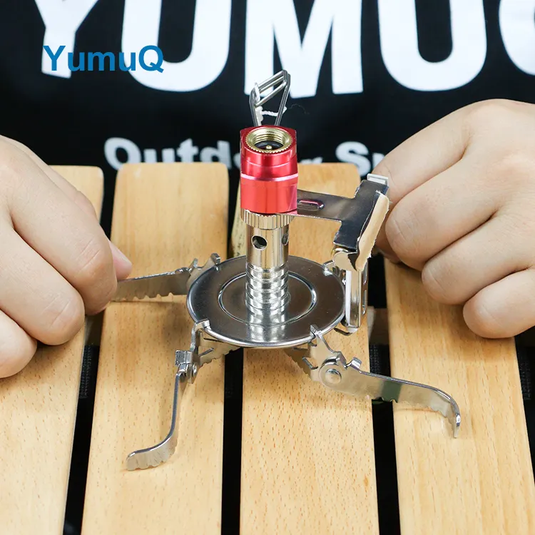 YumuQ 3000W Portable Mini Lightweight Backpacking And Camping Stove Butane Cooking For Outdoor Hiking Climbing