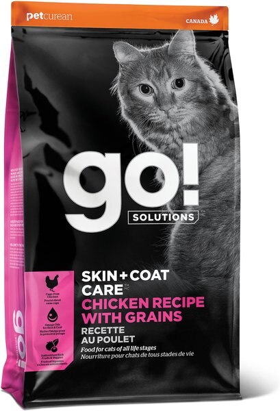 Go! Solutions Skin + Coat Care Chicken Recipe Dry Cat Food