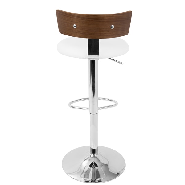 LumiSource Weller Contemporary Adjustable Bar Stool