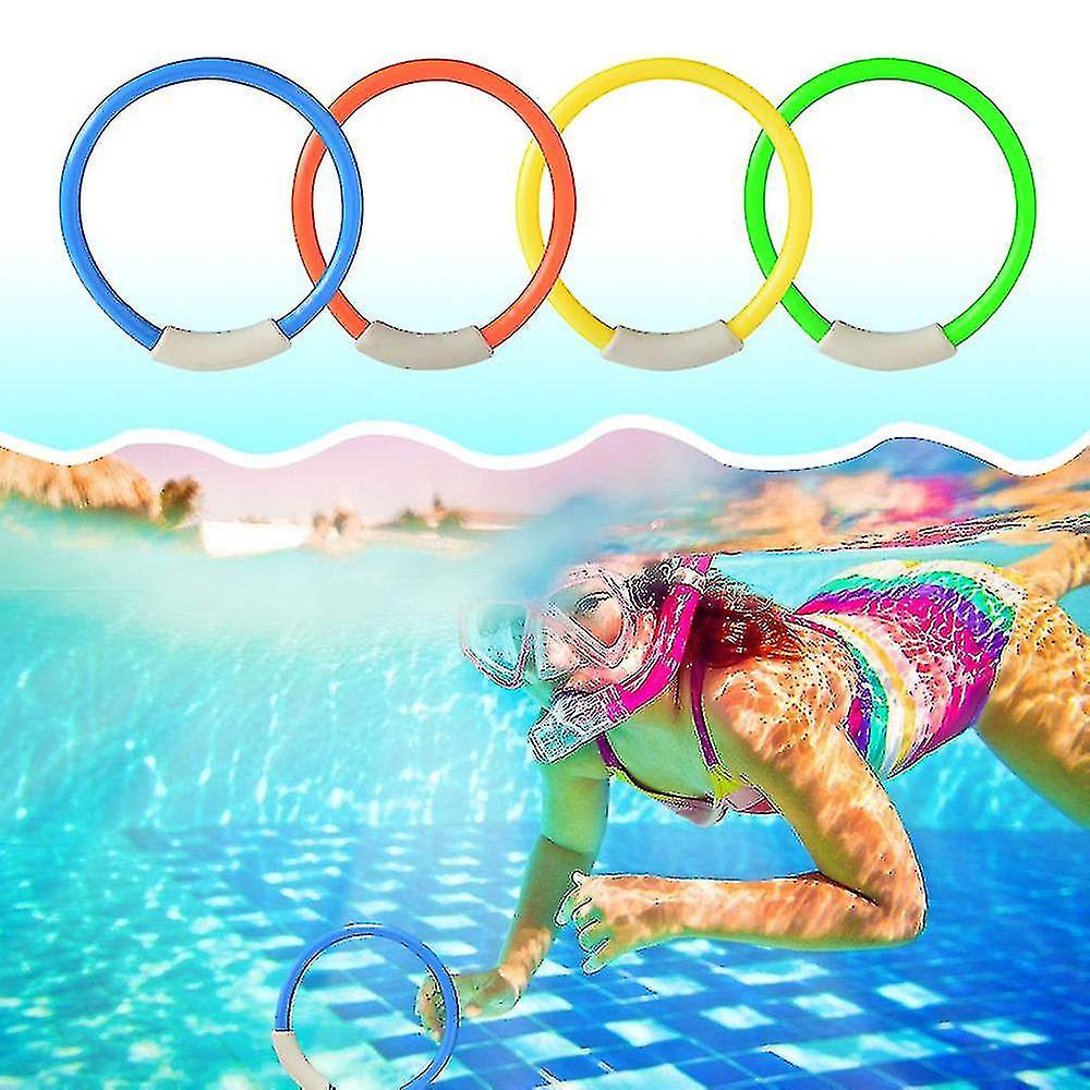 Diving Underwater Swimming Colorful Pool Sink Under Water Fun Toy4 Pieces4 Colors